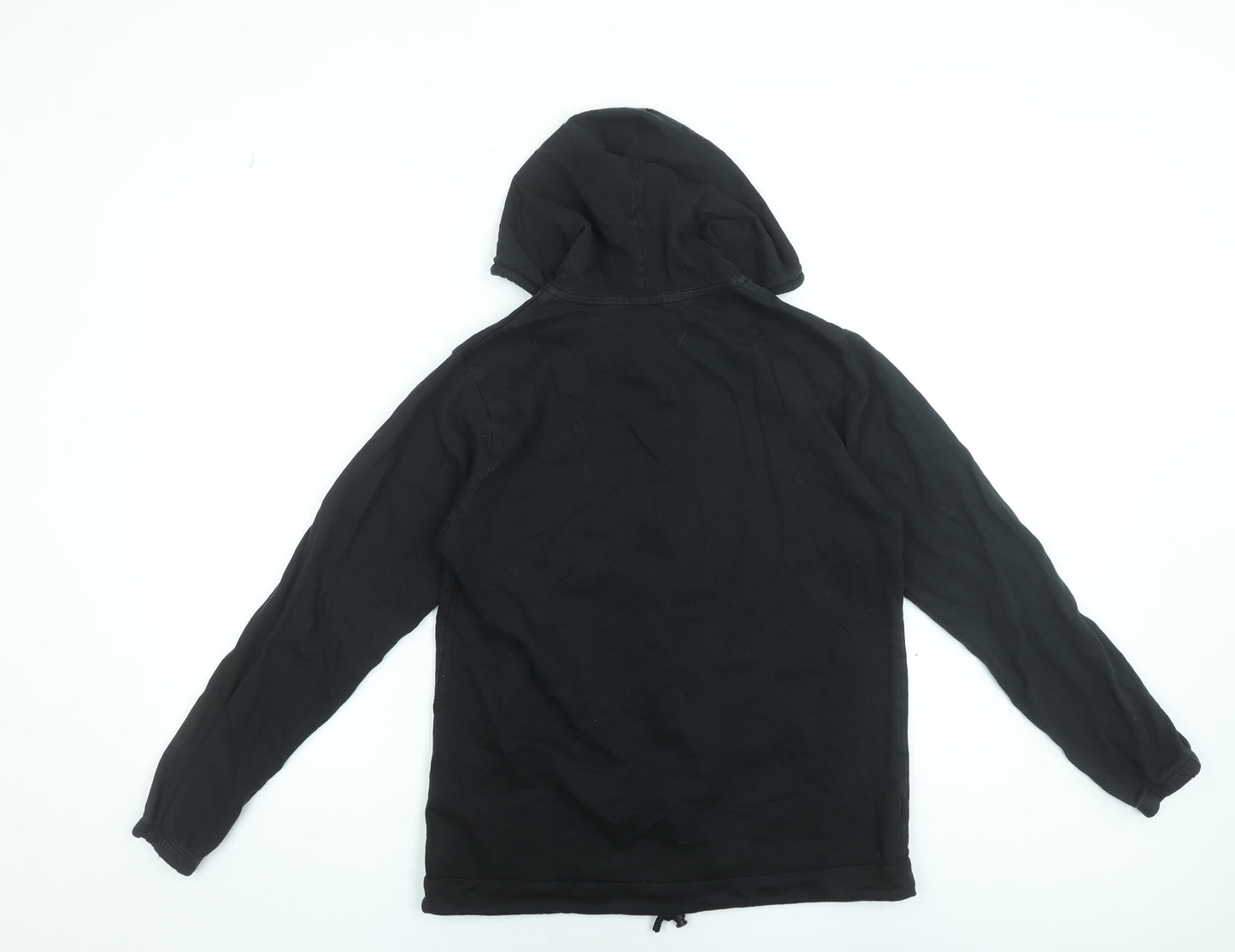 Tezenis Men’s Black Full Zip Cotton Hoodie Size M