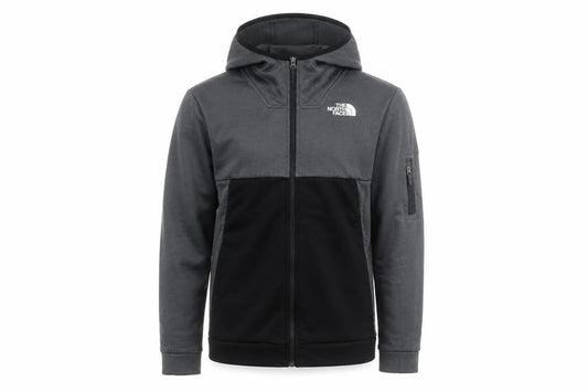 The North Face Boys Grey Full Zip Fleece Hoodie Size 18-20 Years