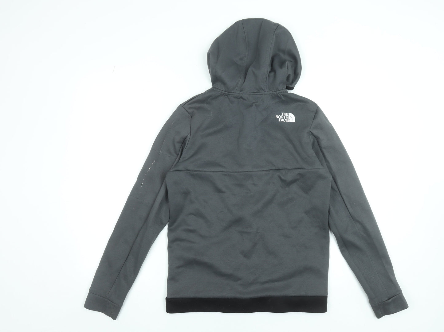 The North Face Boys Grey Full Zip Fleece Hoodie Size 18-20 Years