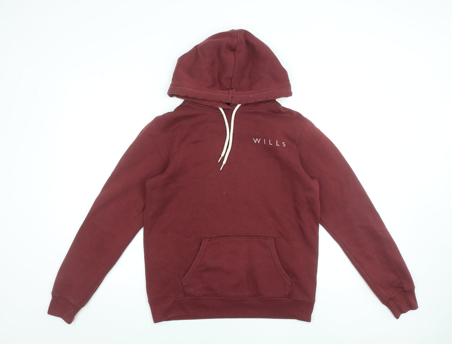Womens UK 12 Regular Jack Wills Red Pullover Hoodie