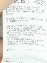 Superdry Men's Grey Full Zip Hoodie XL Regular Fit