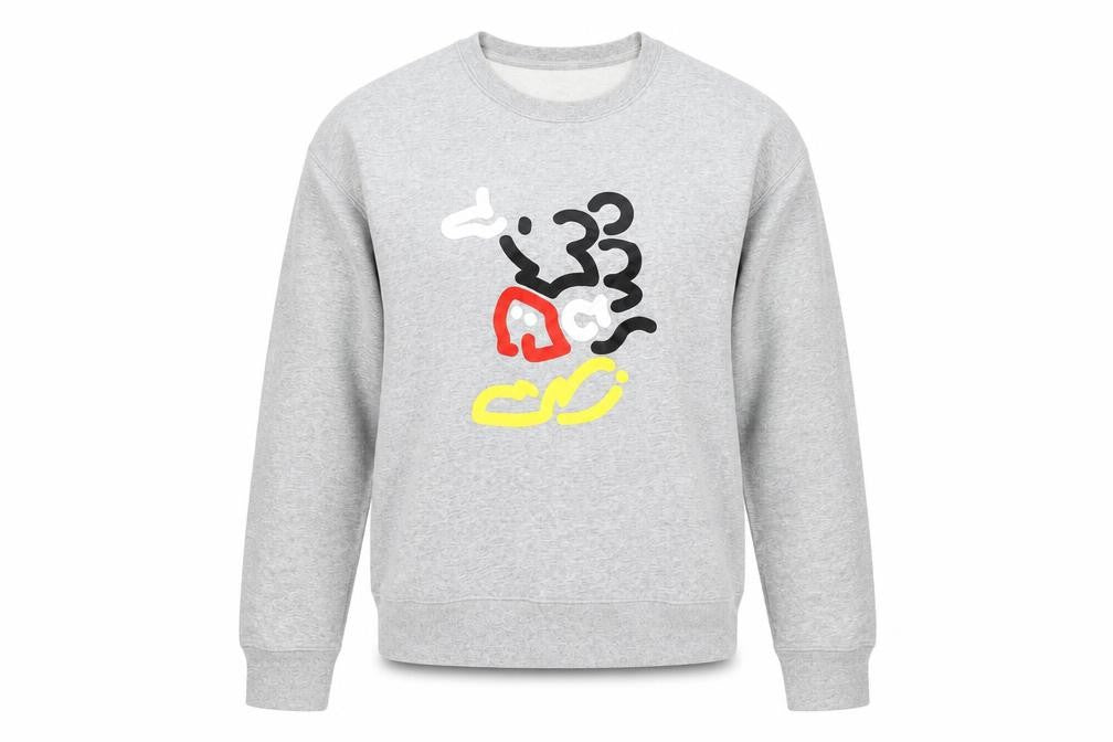 Uniqlo Disney Grey Mickey Mouse Women’s L Pullover Sweatshirt
