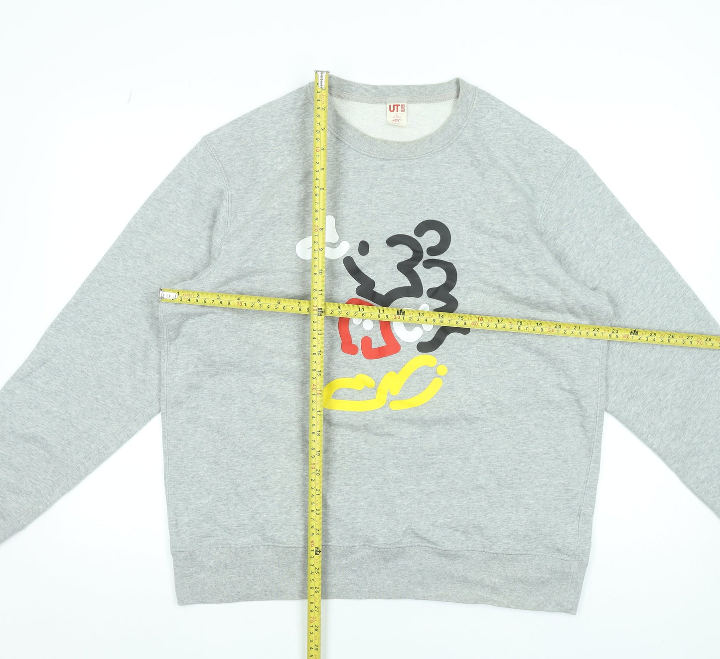 Uniqlo Disney Grey Mickey Mouse Women’s L Pullover Sweatshirt