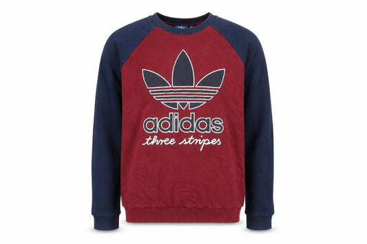 Adidas Boys Multicoloured 11-12 Years Pullover Sweatshirt Crew Neck Logo
