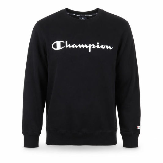 Mens UK S Regular Champion Black Pullover Sweatshirt