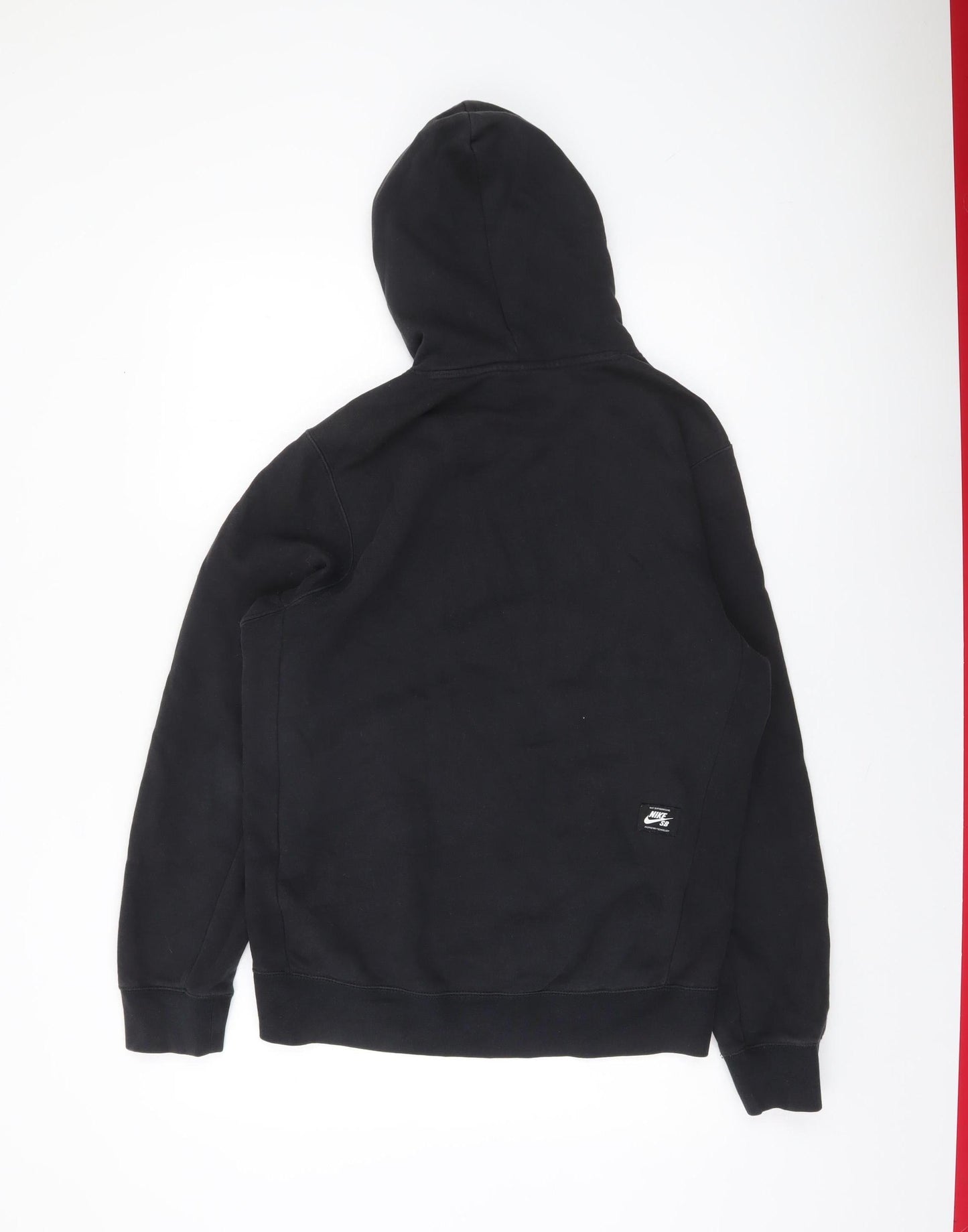 Nike SB Men’s Black Pullover Hoodie Size S Fleece Skate Logo Sweatshirt