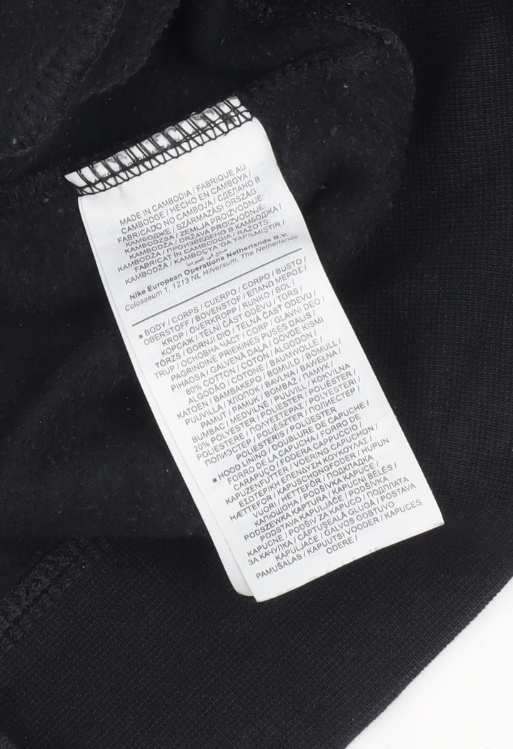 Nike SB Men’s Black Pullover Hoodie Size S Fleece Skate Logo Sweatshirt