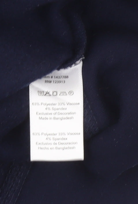 JACHS New York Men's Blue Crew Neck Pullover Sweatshirt L Regular Fit