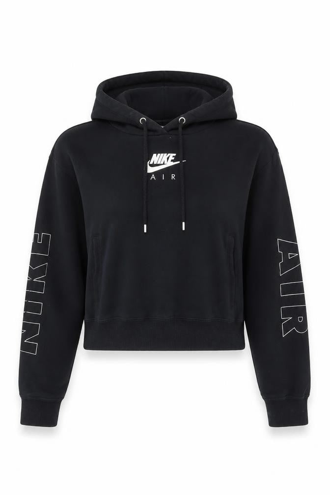 Womens UK M Regular Nike Black Pullover Hoodie