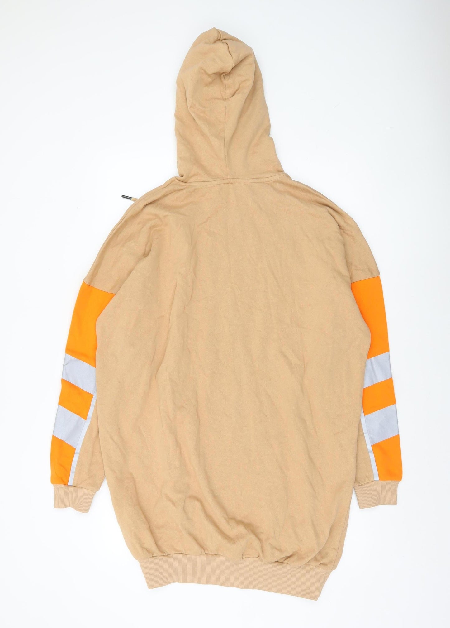 ASOS Women’s Beige Hoodie UK 10 Reflective Sleeve Pullover