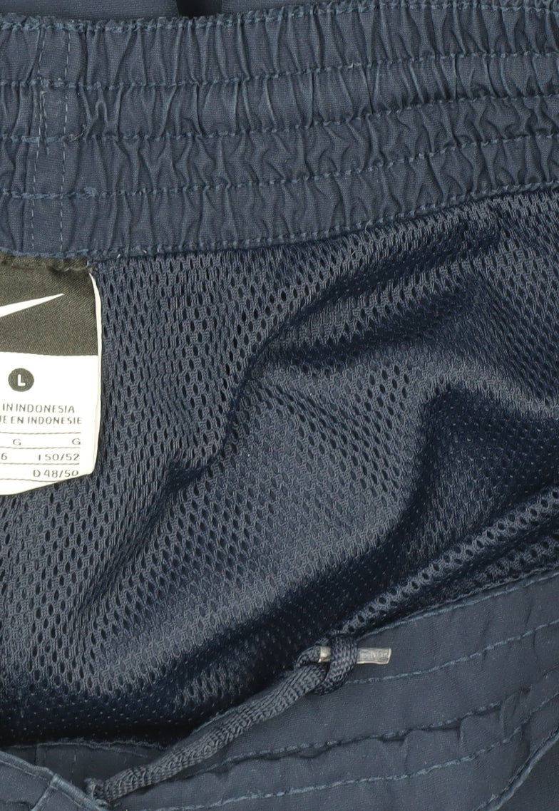 Nike Men's Blue Track Pants L 34in Elastic Waist Quick Dry Breathable