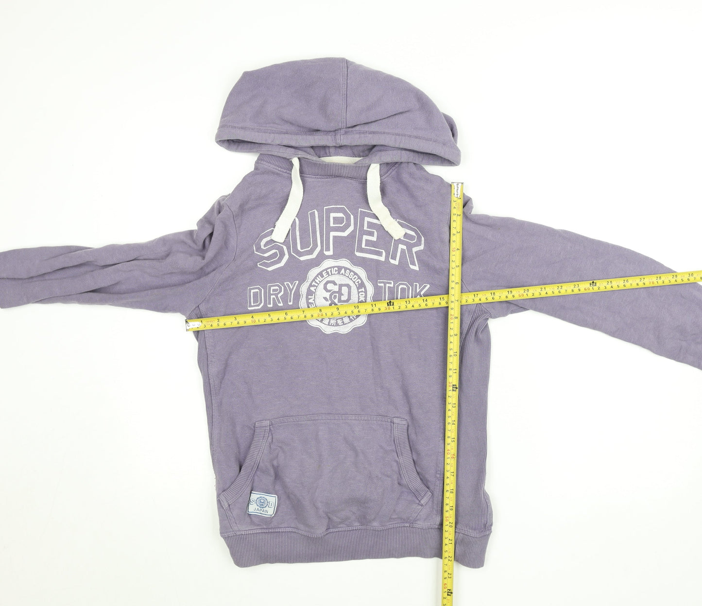 Superdry Women's Purple Hoodie M 100% Cotton Pullover