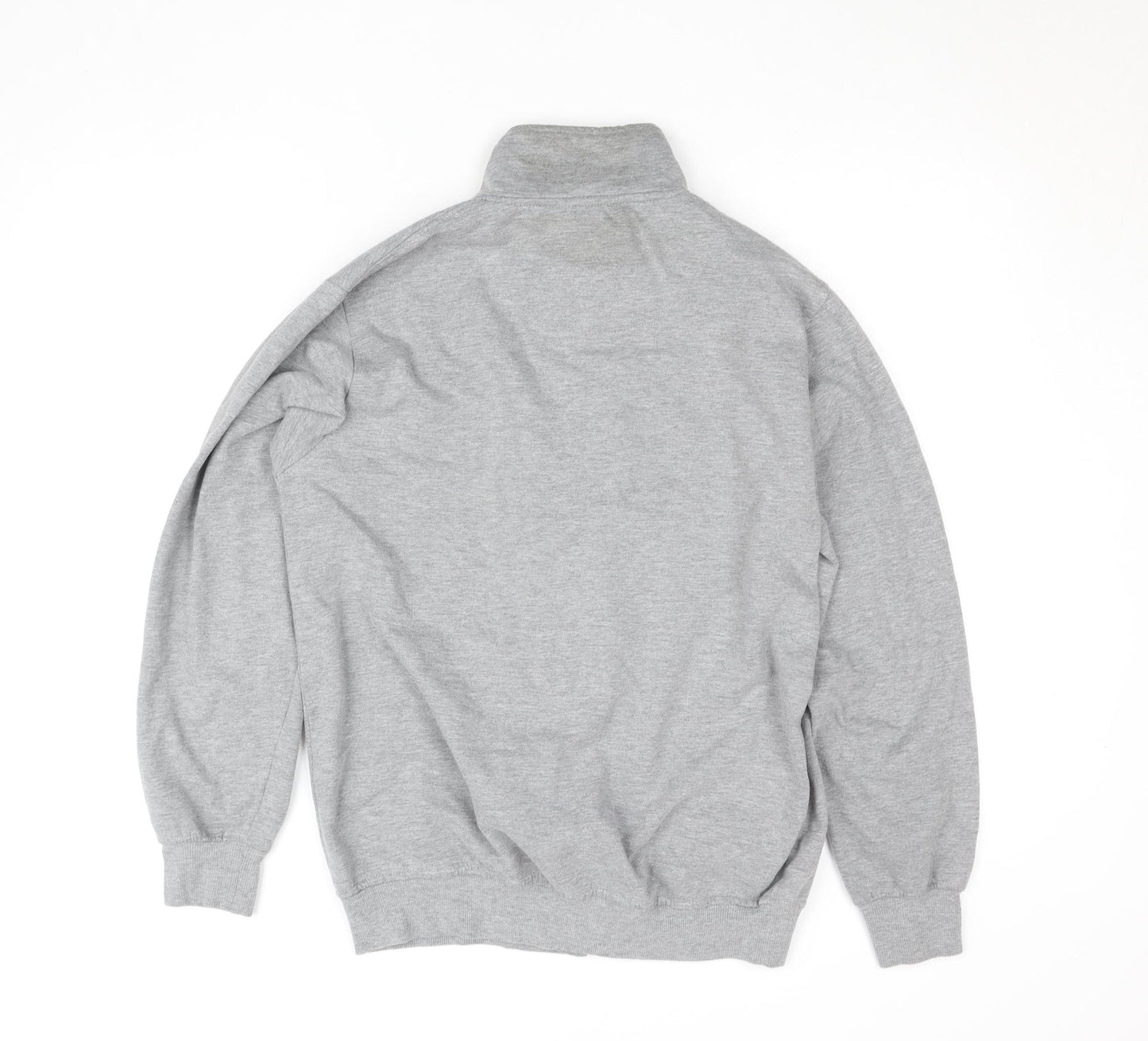 Groviano Womens Grey Full Zip Sweatshirt M College Style