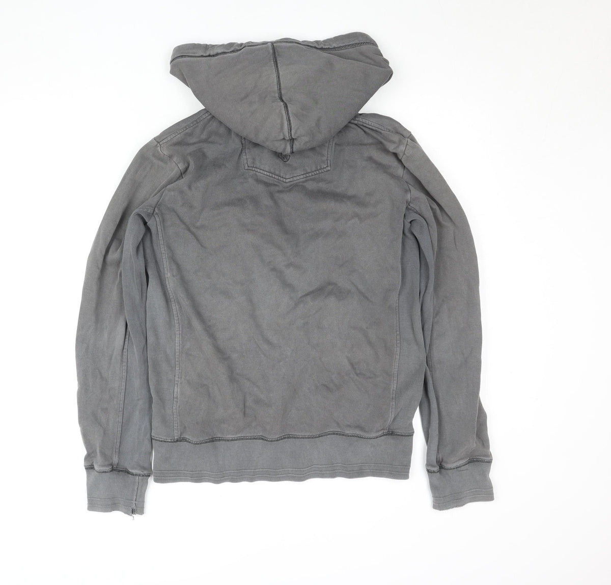 Mens UK S Regular FatFace Grey Full Zip Hoodie