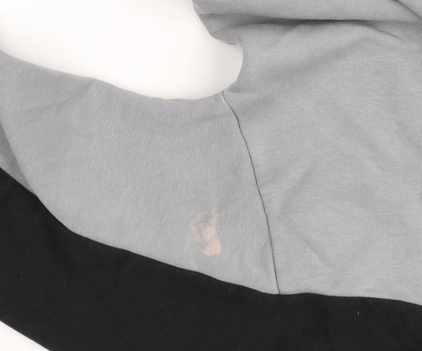 The North Face Womens Grey Black 1/4 Zip Hooded Sweatshirt M