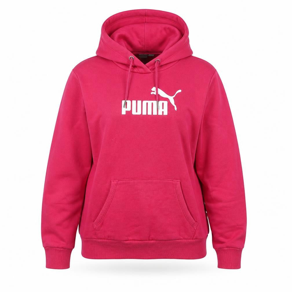 Womens UK 10 Regular PUMA Pink Pullover Hoodie