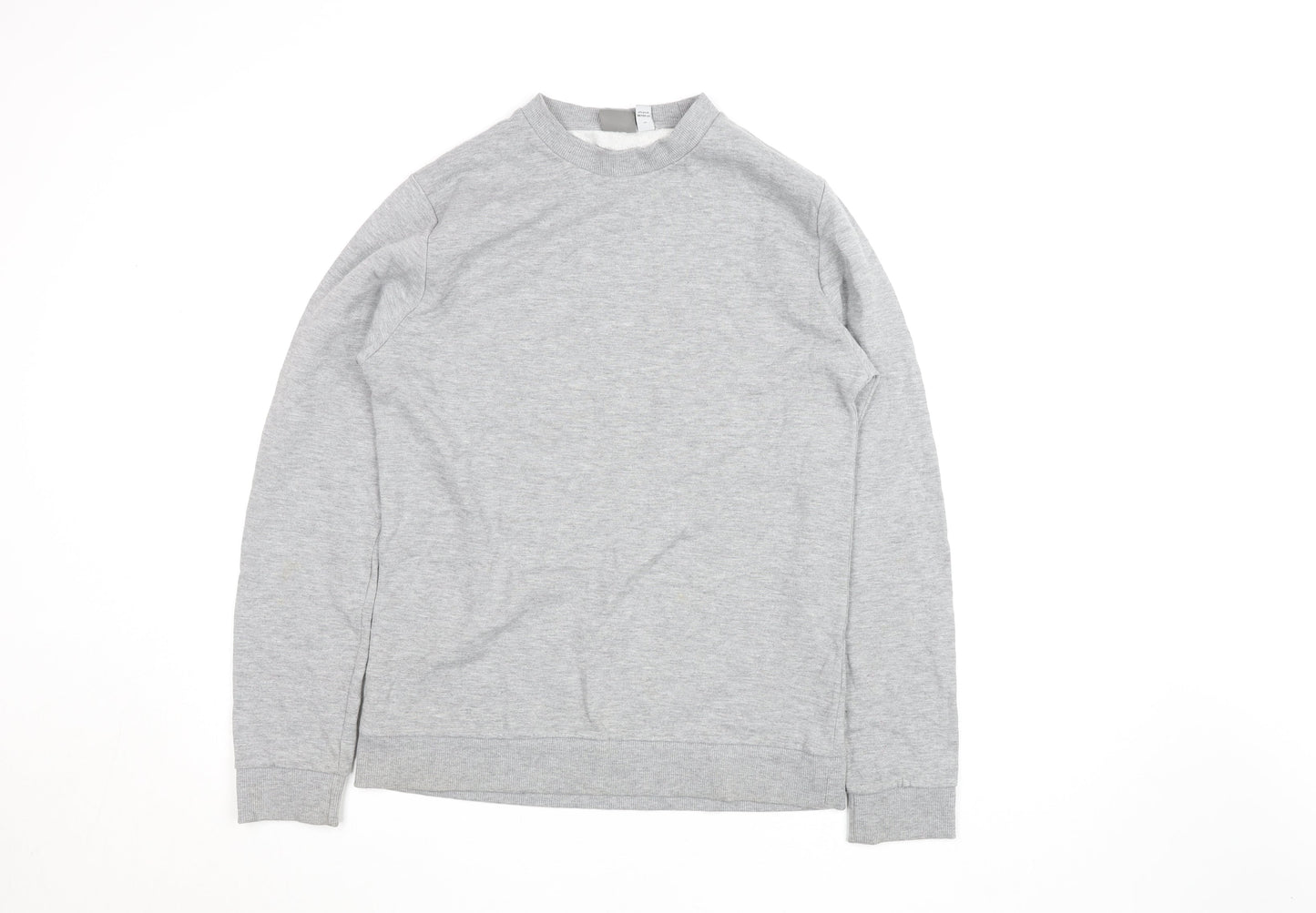 ASOS Women Grey Medium Crew Neck Pullover Sweatshirt