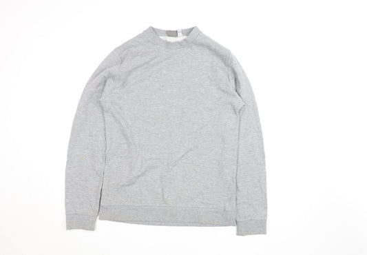 ASOS Women Grey Medium Crew Neck Pullover Sweatshirt
