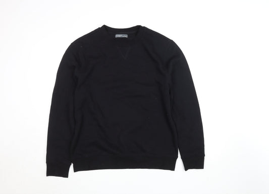 Primark Cares Women's Black L Pullover Sweatshirt Cotton Blend