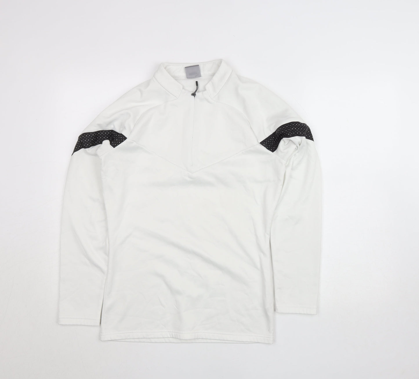 Womens UK XS Regular PUMA White Pullover Sweatshirt