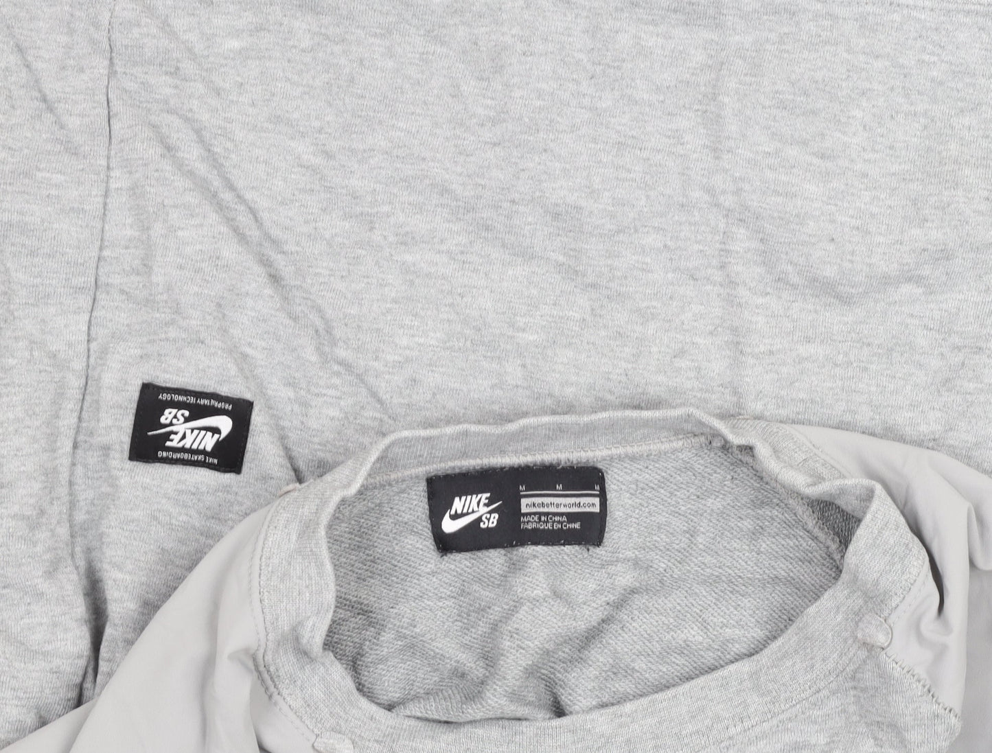 Nike SB Mens Grey Crew Neck Pullover Sweatshirt Size M