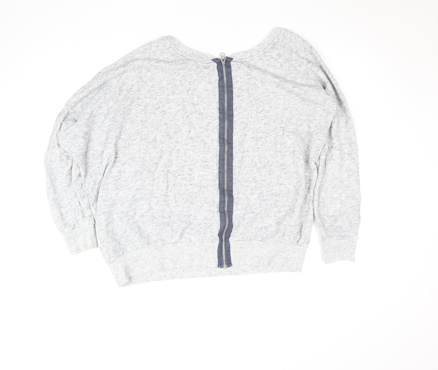 Adidas Originals Womens Grey Size 14 Cotton Blend Pullover Sweatshirt