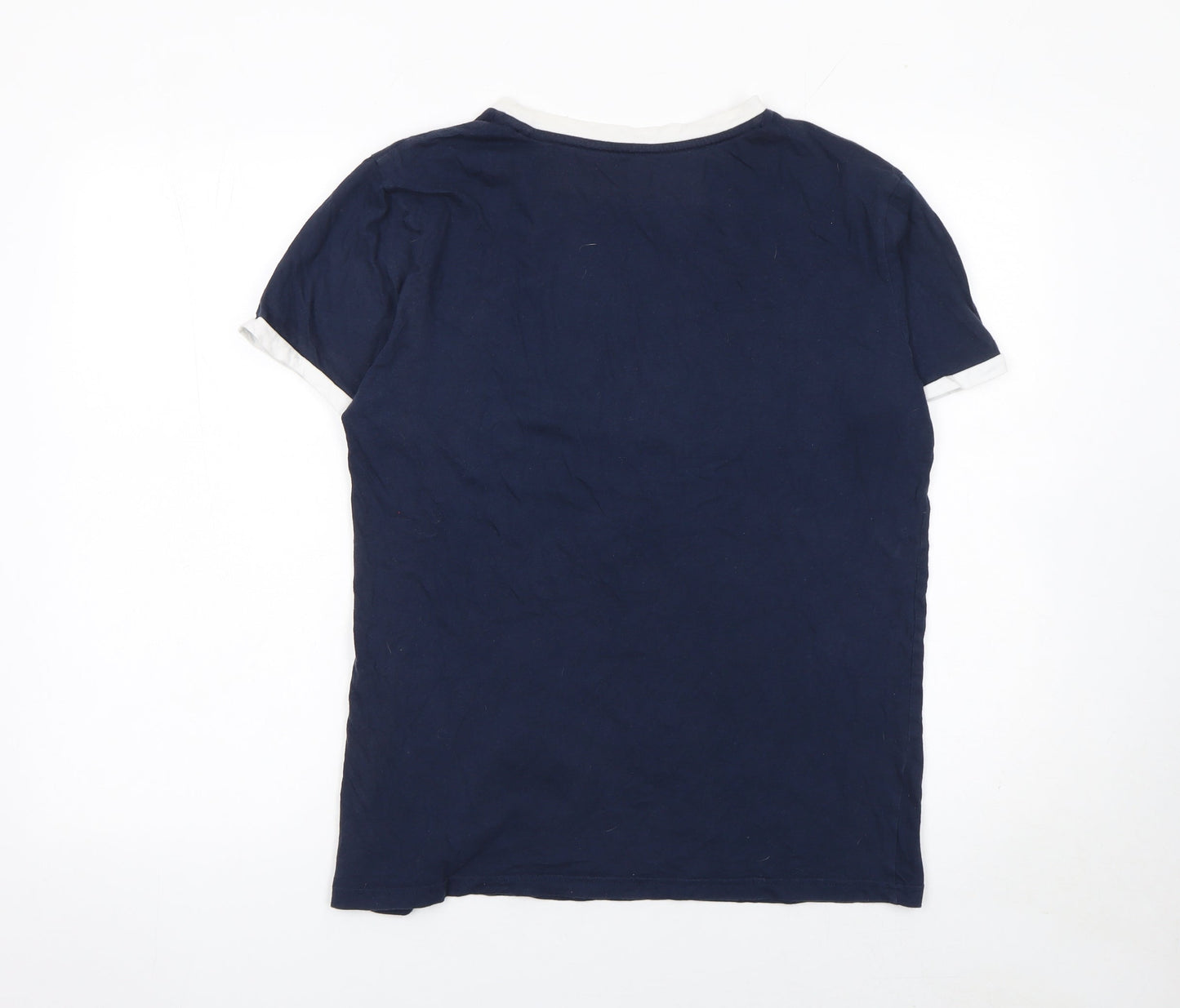 Mens UK Size S Tommy Hilfiger Blue  Cotton T-Shirt