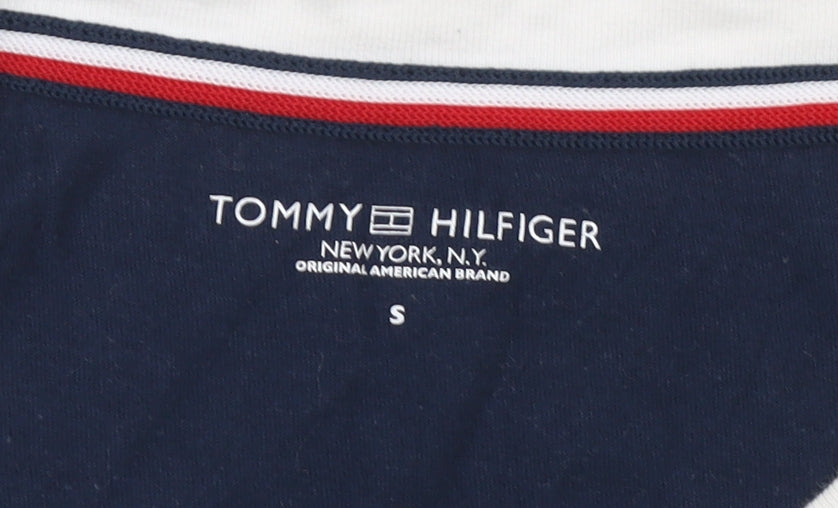 Mens UK Size S Tommy Hilfiger Blue  Cotton T-Shirt