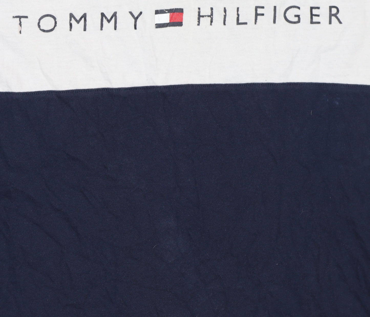 Mens UK Size S Tommy Hilfiger Blue  Cotton T-Shirt