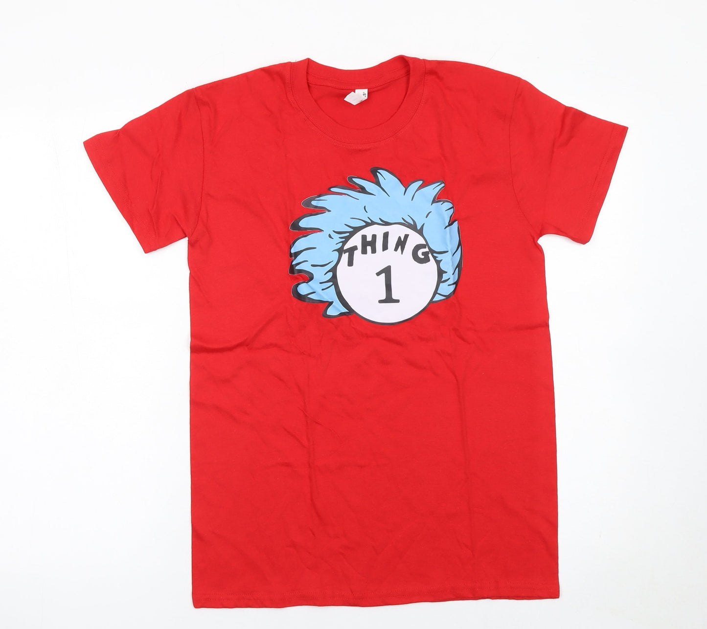 Casual Classics Men's Red Thing 1 Graphic Short Sleeve T-Shirt Size S