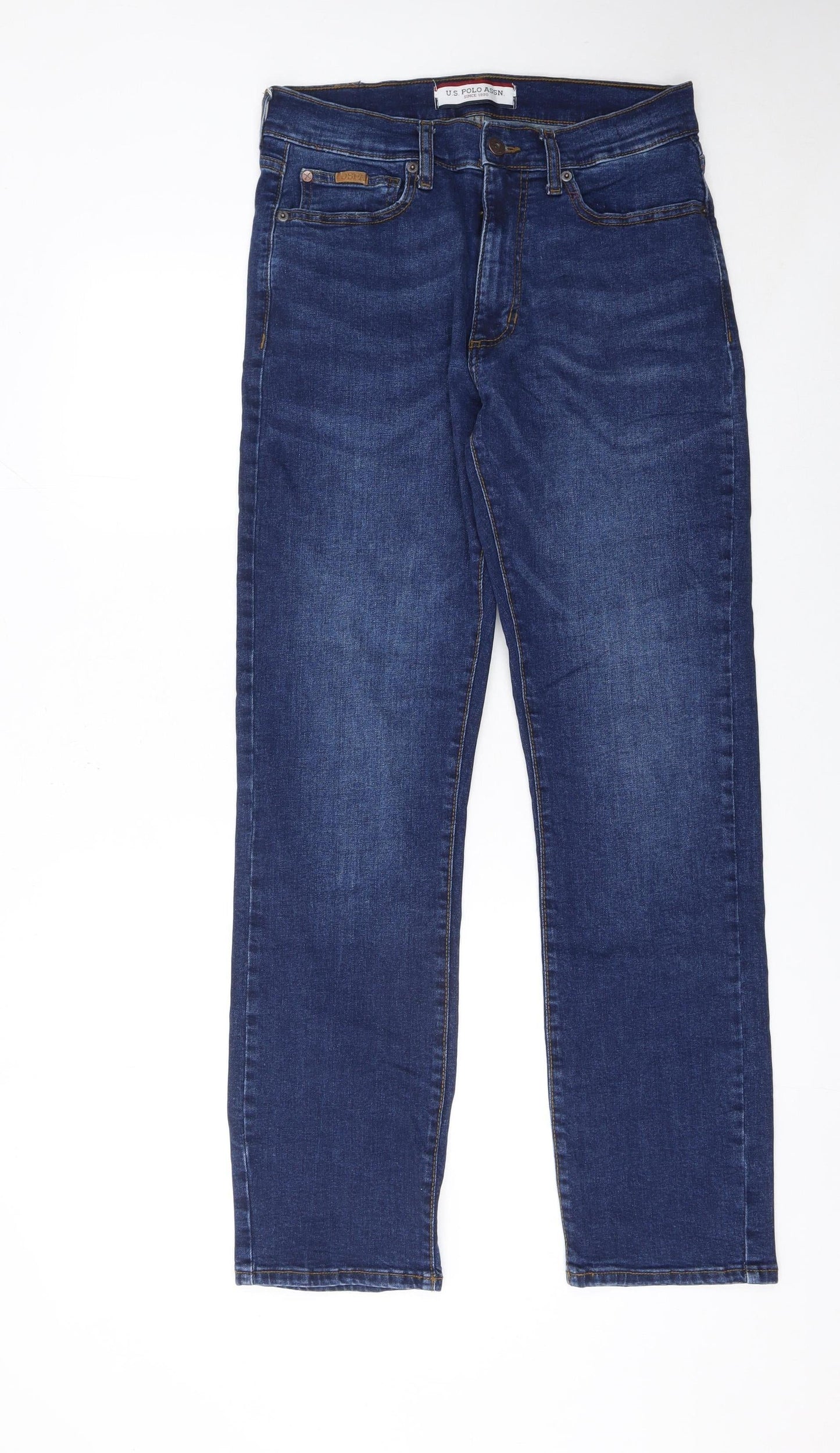 U.S. Polo Assn. Men’s Blue 30R Straight Relaxed Fit Jeans