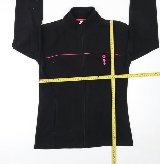 HEAD Women's Black Size 12 Fleece Full Zip Active Jacket