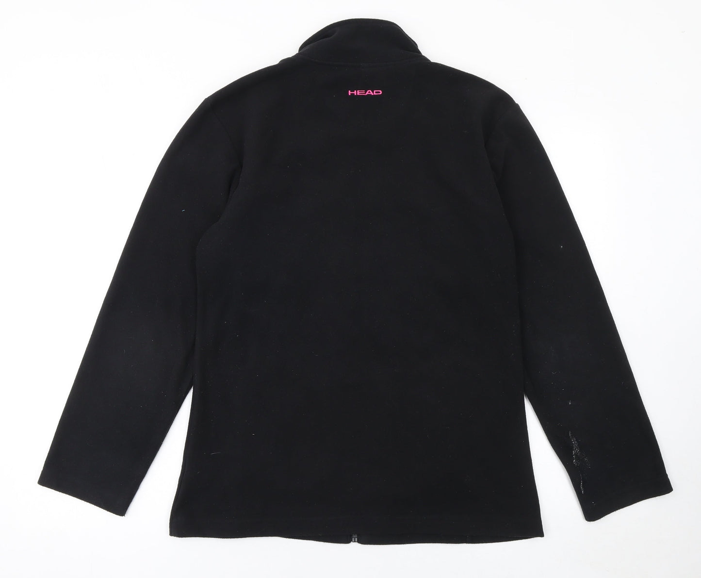 HEAD Women's Black Size 12 Fleece Full Zip Active Jacket