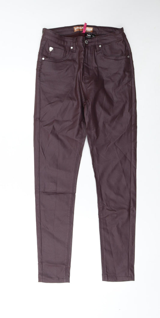 Rant & Rave Women's Brown High Rise Skinny Jeggings Size 10