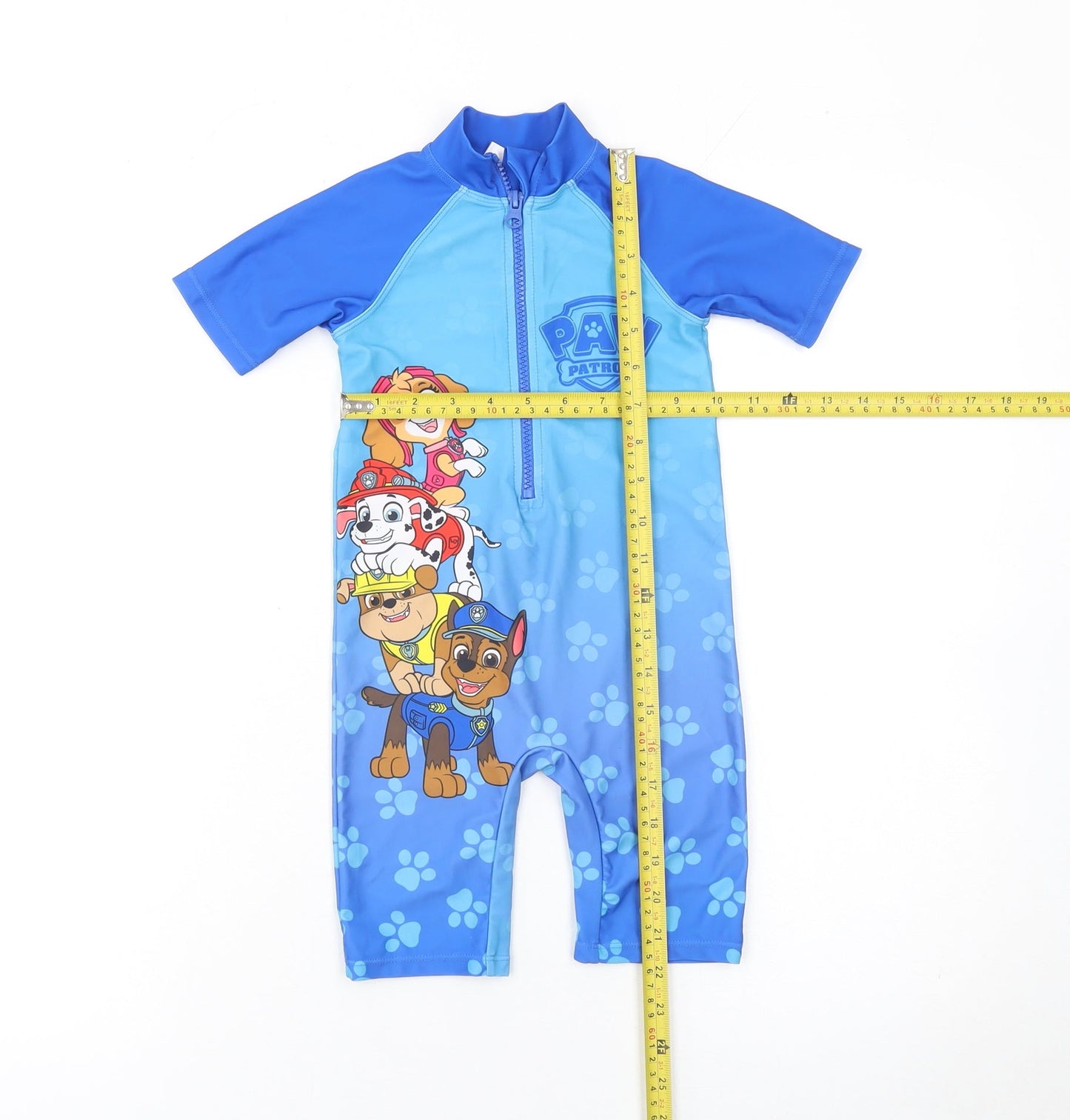 Dunnes Stores Boys Blue PAW Patrol One Piece Swimsuit 2 Years