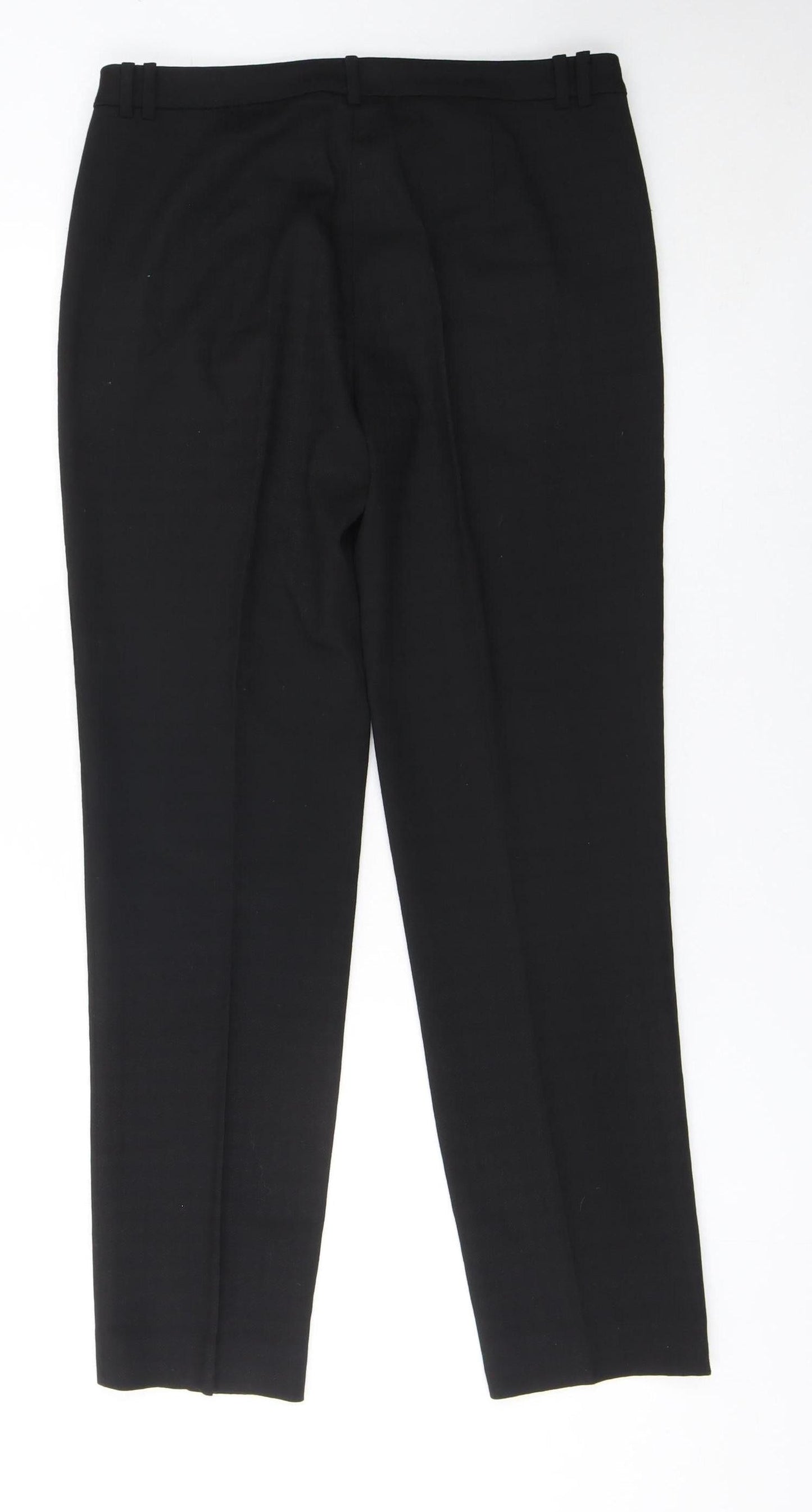 More & More Womens Black Size 10 Straight Leg Tailored Trousers