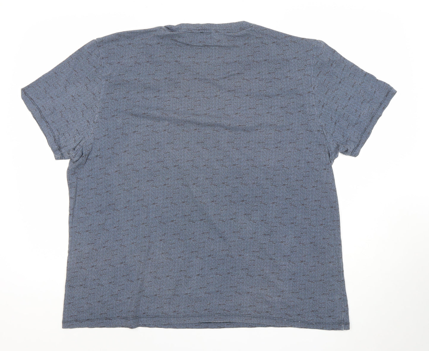 Mens UK Size 2XL Jaeger Blue  Cotton T-Shirt