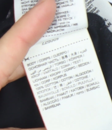 Superdry Womens Black Cropped 1979 Tour Tank Top XXS