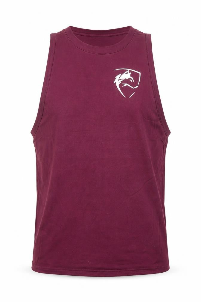 Alphalete Men's Burgundy Sleeveless Athletic T-Shirt XS