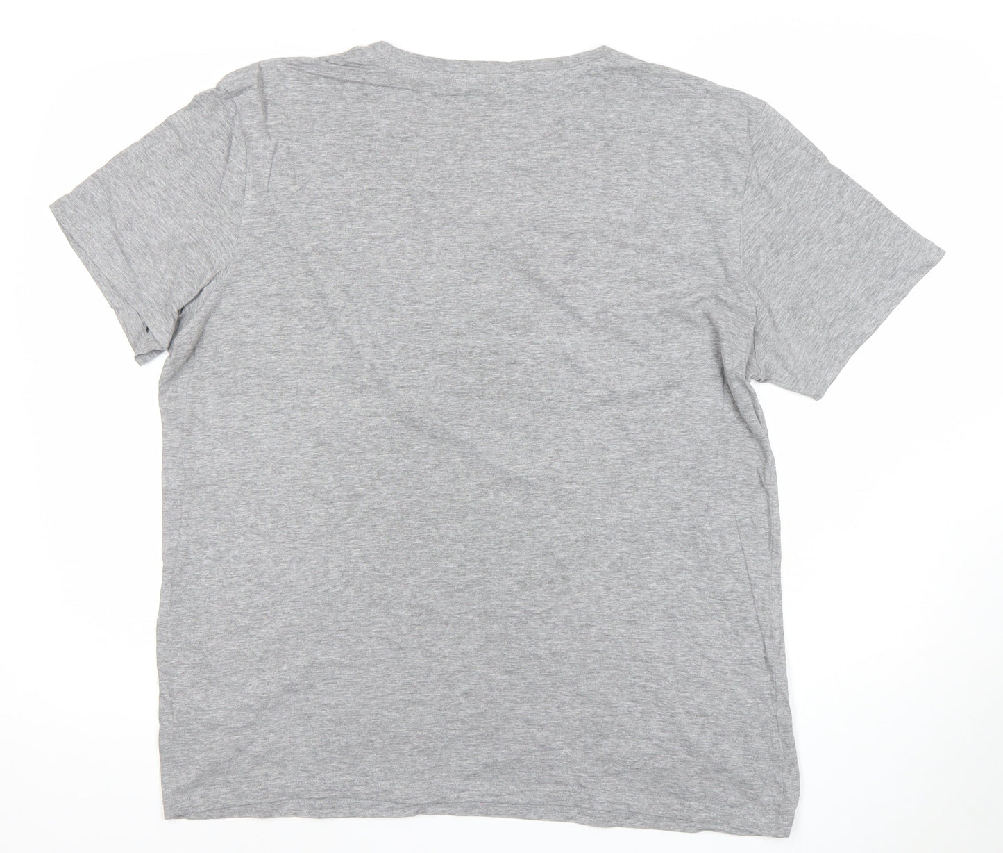 Mens UK Size XL JACK & JONES Grey  Cotton Blend T-Shirt