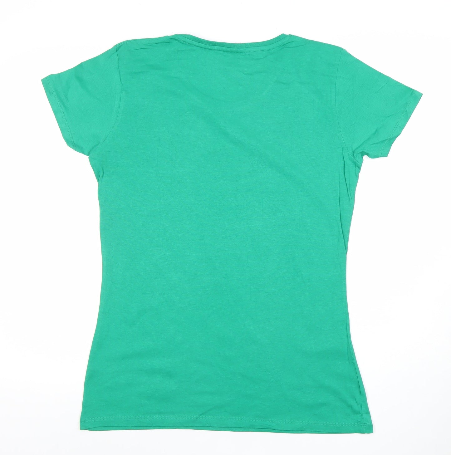 Spreadshirt Premium Women’s Green Cotton Quote T-Shirt Size M