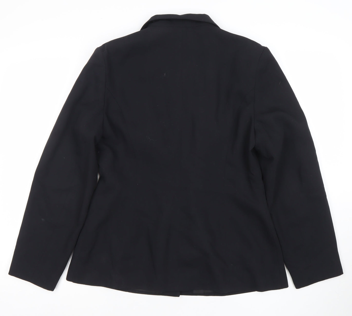 Dorothy Perkins Women Black UK 14 Tailored Lined Blazer Jacket