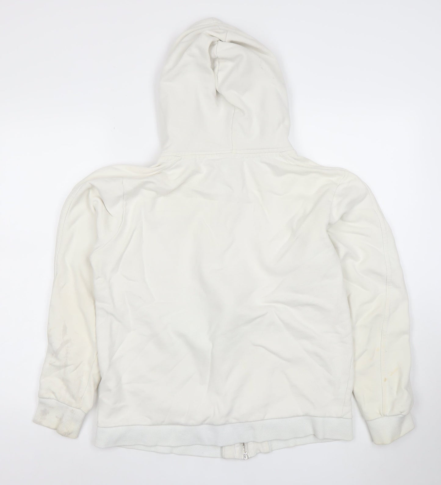 G-Star RAW Women's White Full Zip Hoodie XL 100% Cotton Casual