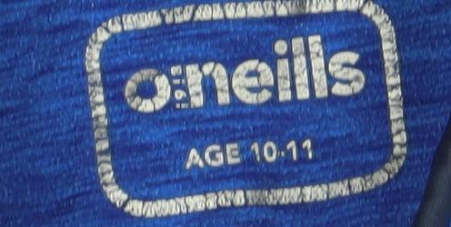 O'Neills Boys Blue 10-11 Years 1/4 Zip Pullover Sports Sweatshirt