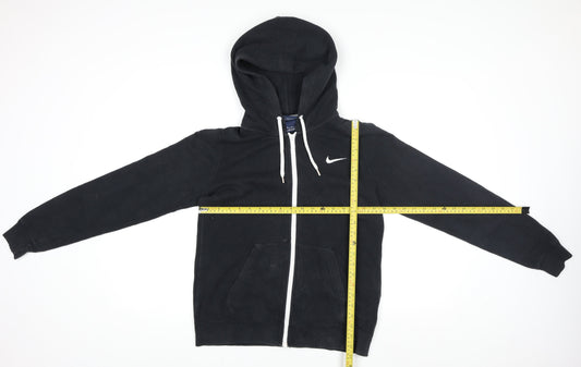 Nike Men's Black Full Zip Hooded Track Jacket Size M