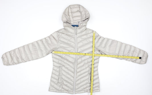 Womens UK Size 8 Regular Mountain Warehouse Grey Polyester Jacket