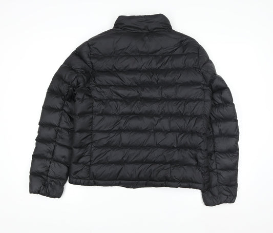 Ralph Lauren Men's Black Puffer Jacket M Down Filled Nylon