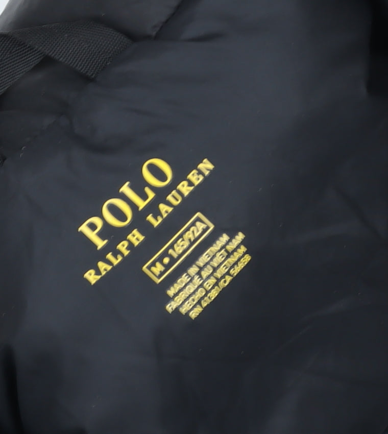 Ralph Lauren Men's Black Puffer Jacket M Down Filled Nylon