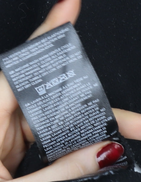 The North Face Boys Black Fleece 1/4 Zip Lightweight Jacket Size 12 Years