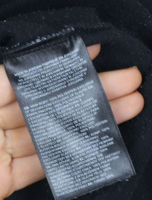 The North Face Boys Black Fleece 1/4 Zip Lightweight Jacket Size 12 Years